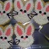 Icing Covered Cookies - Rabbits Icing Covered Cookies - Rabbits